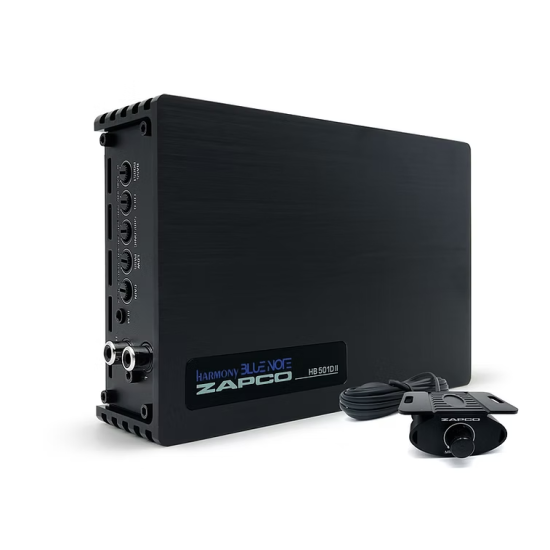 ZAPCO HB 501D II Monofoniczny Wzmacniacz Klasy D 4Ω: 1 × 300 W ,2Ω: 1 x 500 watts
